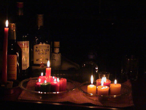 Sept 18 2003 Somerset VA  Romantic Candle light after Power Loss 