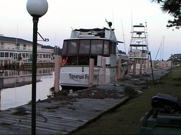 14 Windmill Point Marina Boat damaged
