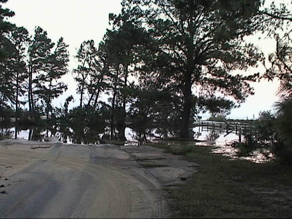 17 Windmill Point Marina Flooded road