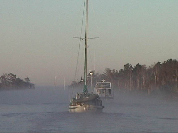 70 Oct 2003 Alligator River Pungo River Canal Fog Bound